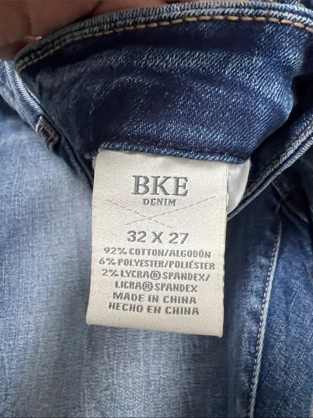 BKE woman’s Parker Universal fit high rise Ankle Skinny jeans/ size 32x27